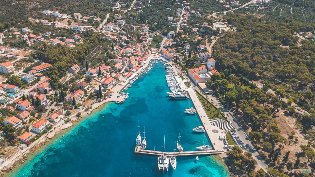 Maslinica island olta day tour from Trogir boat